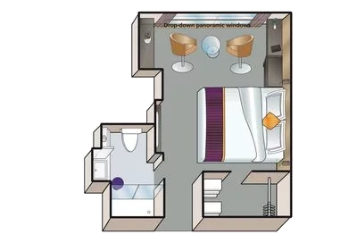 Amadeus Provence Cabin A1/B1/B4 Plan